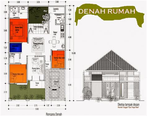 Detail Gambar Rumah Lengkap Dengan Denahnya Koleksi Nomer 10