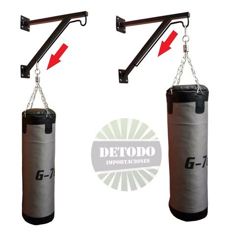 Soporte De Riel Para Saco Boxeo Mma Kick Boxing En