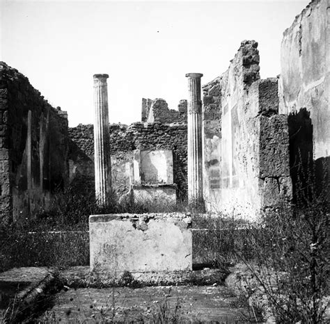 VI 7 20 Pompeii 1869 Painting By Harald Drewsen Looking West Across