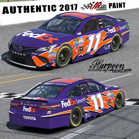 2017 Jgr Authentic Denny Hamlin Fedex Ground Camry