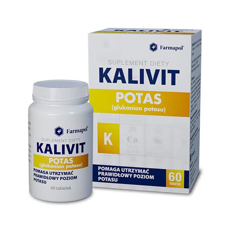 Suplement Kalivit: prawidłowy poziom potasu - FARMAPOL Sp. z o.o