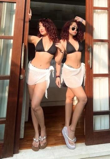 Twin Sister Chinki Minki Hot Bikini Pics