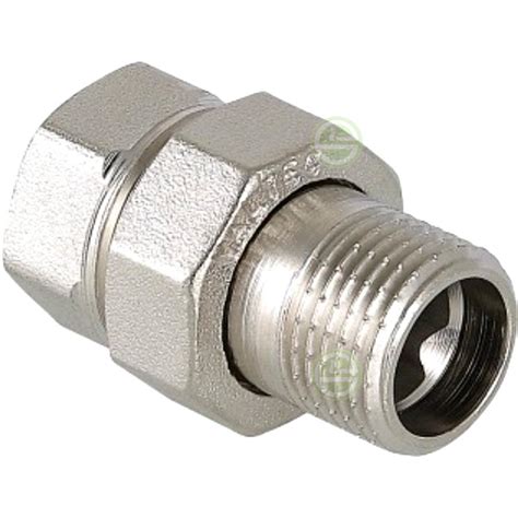 Резьбовой сгон Valtec VTr.341.N.0004 1/2" ВН разъемный - купить фитинги ...