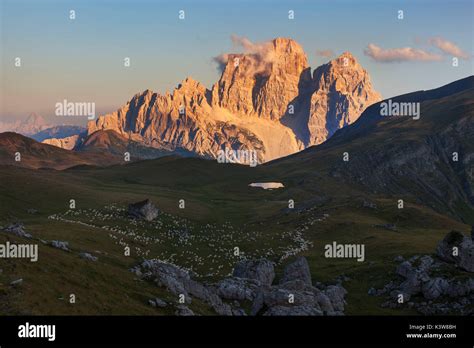 Mondeval Alm With Pelmo Mount Hi Res Stock Photography And Images Alamy