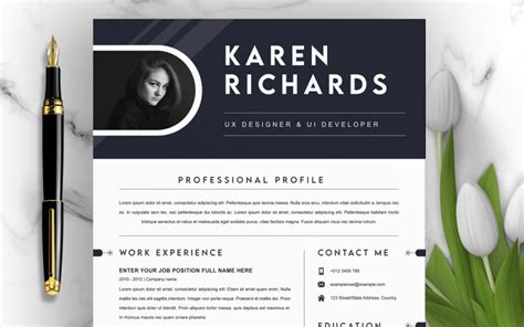 Word Resume Template Ashely Karolina