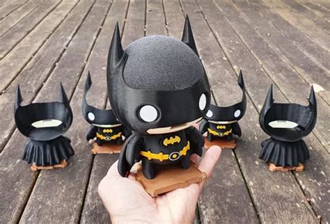 Suporte Tema Batman Para Alexa Echo Dot