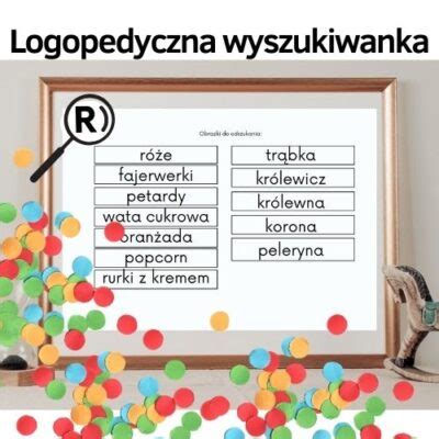 Karnawa Zestaw Materia W Edukacyjnych I Logopedycznych Sz S L R