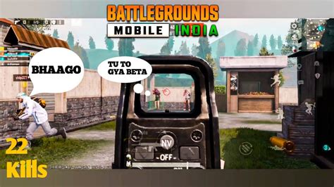 22 Kills In Bgmi Gameplay Battle Grounds Mobile India Vipulgaming