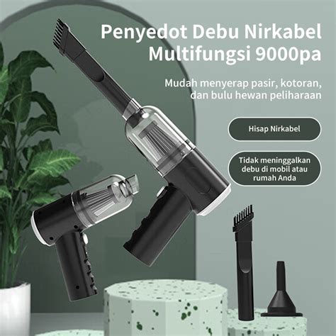 Jual Basike Penyedot Debu Nirkabel 120w 9000pa Wireless Vacuum 3 In 1