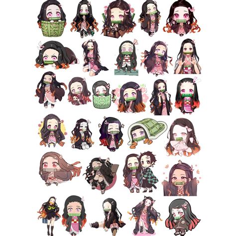 Sticker Hình Dán Kamado Nezuko Kimetsu No Yaiba Shopee Việt Nam