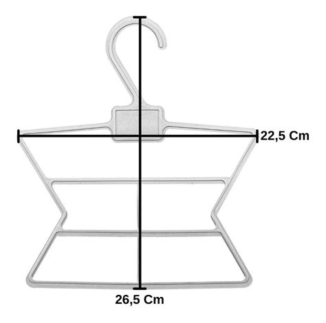 Cabide Infantil Modelo Bebê Corpo M 22x26 P Fabrica 50 Uni