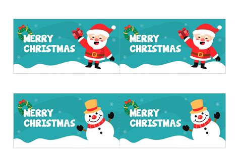 Christmas Treat Bag - 8 Free PDF Printables | Printablee