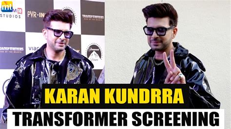 Handsome Karan Kundrra Rithvik Dhanjani At Transformers Rise Of The