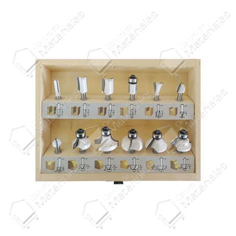 Makita Set 12 Fresas 1 4 Estuche Madera D 53584 Centro De Materiales