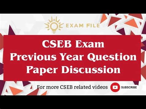 Previous Year Questions Discussion CSEB Cooperative Bank Exam