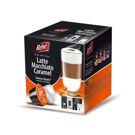 Caf Ren Latte Macchiato Caramel Kapseln F R Dolce Gusto F R