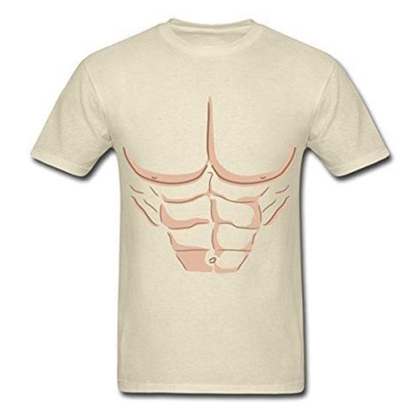 Spreadshirt Mens Fake Abs Ripped T Shirt Clothing Fake