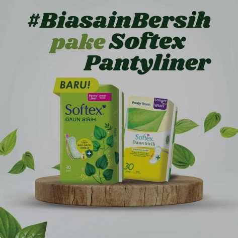 Jual Softex Daun Sirih KECIL Pantyliner Isi 30 Buah Mint Green Tea