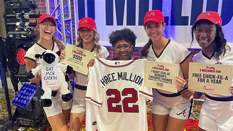 Three-millionth fan celebrated at Braves game | 11alive.com