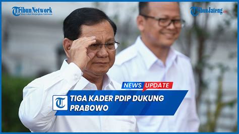 Sebelum Budiman Sudjatmiko 3 Kader PDIP Pernah Dukung Prabowo YouTube