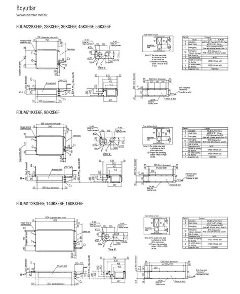 Mitsubishi Vrf Duct Type Medium Static Pressure Fdum Mitsubishi Vrf