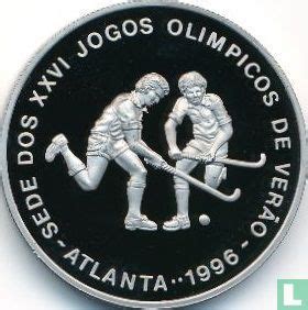 Sao Tomé en Principe 1000 dobras 1993 PROOF 1996 Summer Olympics in