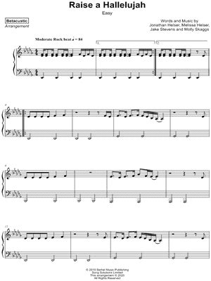 "Raise a Hallelujah" Sheet Music - 16 Arrangements Available Instantly ...