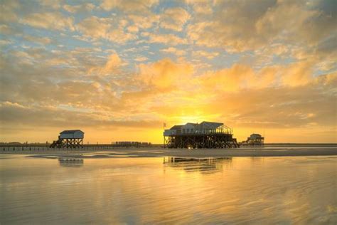 Sankt Peter Ording Böhler Strand III als Kunstdruck oder Gemälde