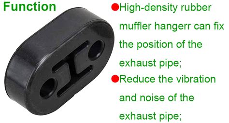 Pcs Exhaust Muffler Hanger Universal Rubber Exhaust Hanger