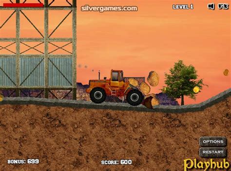 Bulldozer Mania Play Online On Silvergames 🕹️