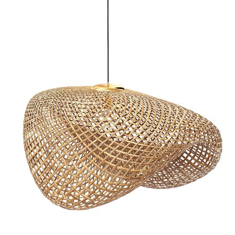 Vertigo Bamboo Rattan Pendant Lamp 3d Model By Artpolka