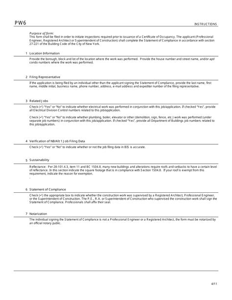 Certificate Of Occupancy Inspection Checklist