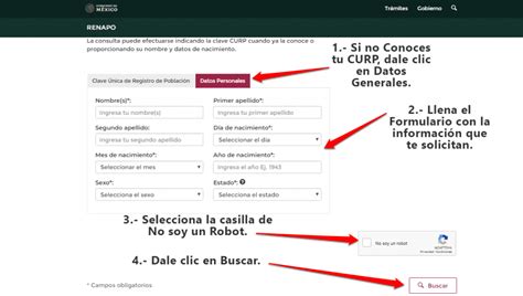 Como Consultar Curp ¿cómo Consultar Mi Curp Si No Me Lo Sé