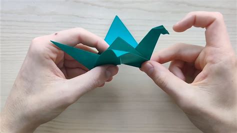 Origami Traditionele Kraanvogel Youtube