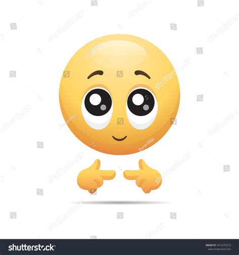 Me Meme Emoticon Cute Shy Face Stock Vector (Royalty Free), 52% OFF