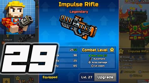 Pixel Gun 3d Gameplay Walkthrough Part 29 Impulse Rifle Ios Android Youtube