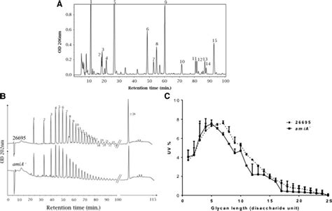 Representative Hplc Chromatograms Of Helicobacter Pylori Muropeptide