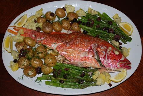 Spring Inspired Dinner Party Whole Red Snapper Chatty Gourmet