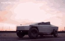 Tesla Cybertruck Driving Fast GIF – Tesla Cybertruck Driving Fast Car ...