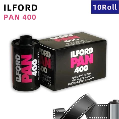 Rollo Ilford Pan Mm Pel Cula Negativa En Blanco Y Negro