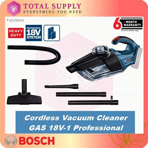 GAS18V 1 BOSCH 18V HANDHELD CORDLESS VACUUM CLEANER 0 601 9C6 2L0