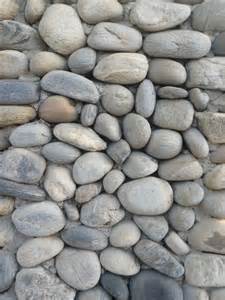 Pebble Wall Pebbles Wood Firewood