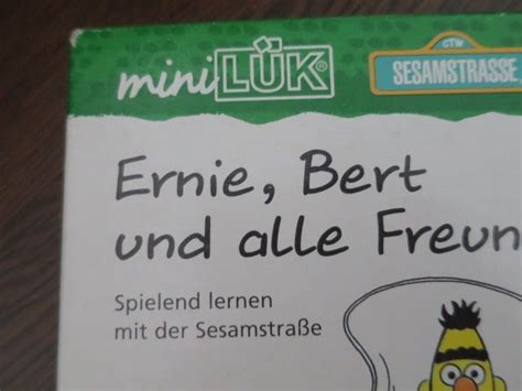 Mini L K Zuordnungsspiele Ernie Bert Sesamstrasse Kaufen Auf Ricardo