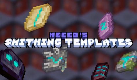 Hecco S Smithing Templates Minecraft Texture Pack