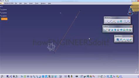 4 2 Features In Wireframe Toolbar Top Catia V5 Tutorials Training Videos Youtube