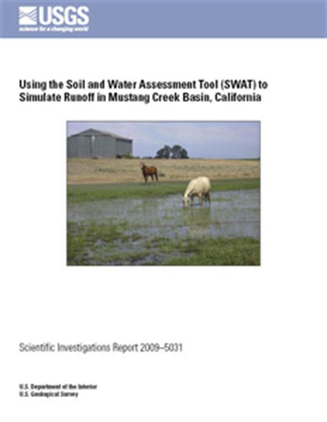 Usgs Scientific Investigations Report Using The Soil And