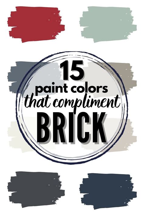 15 Top Paint Colors That Complement Red Brick Artofit