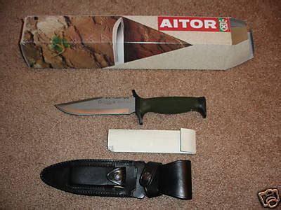 Aitor Bowie Junior Military Style Knife Of Spain