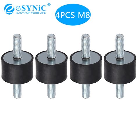 Material Handling 4pcs M8 Rubber Shock Absorber Anti Vibration Isolator