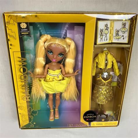 Rainbow High Fantastic Fashion Sunny Madison Yellow 11 Doll With Accessories £39 99 Picclick Uk